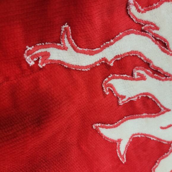 Vintage Corduroy Leotard Red Homemade Romper Majorette Costume Bodysuit Tank XXS - Picture 14 of 16